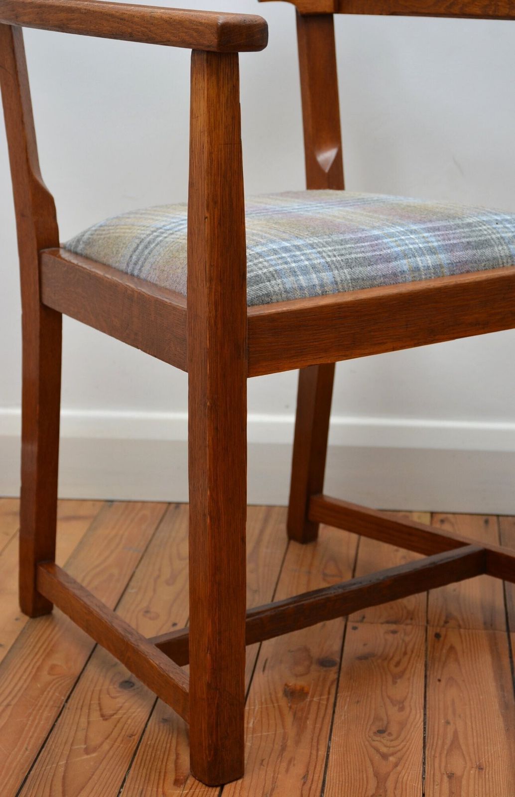 Arts And Crafts Desk Chair Restored Office Chair In Oak photo buy