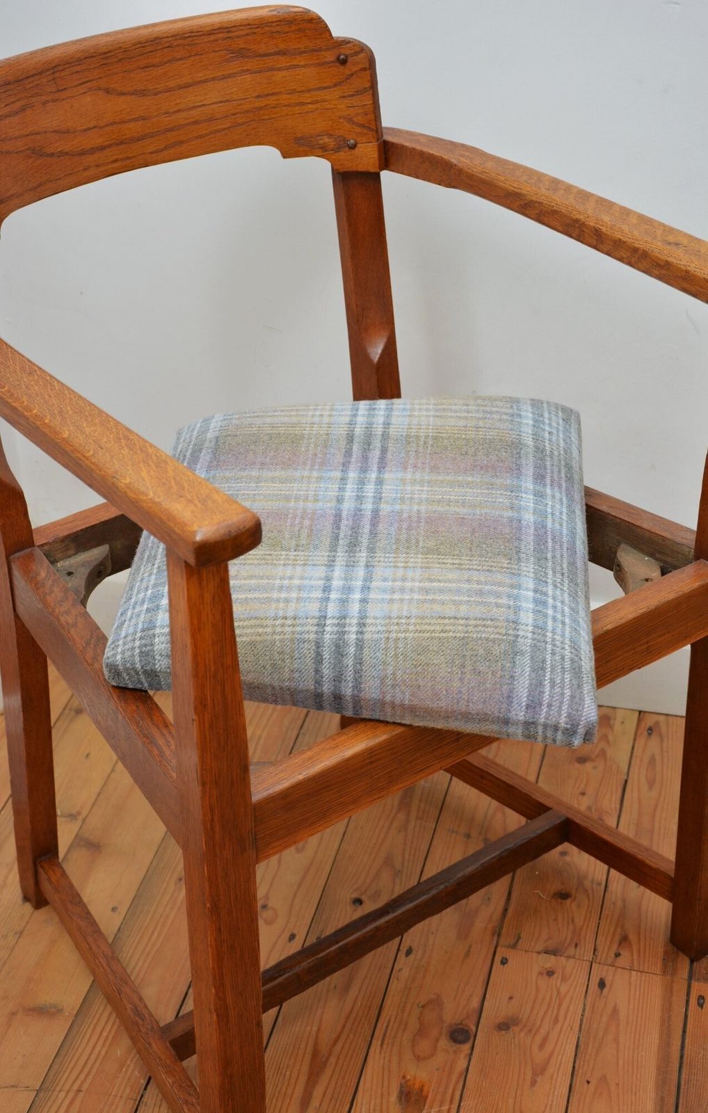 photo for sale Arts And Crafts Desk Chair Restored Office Chair In Oak
