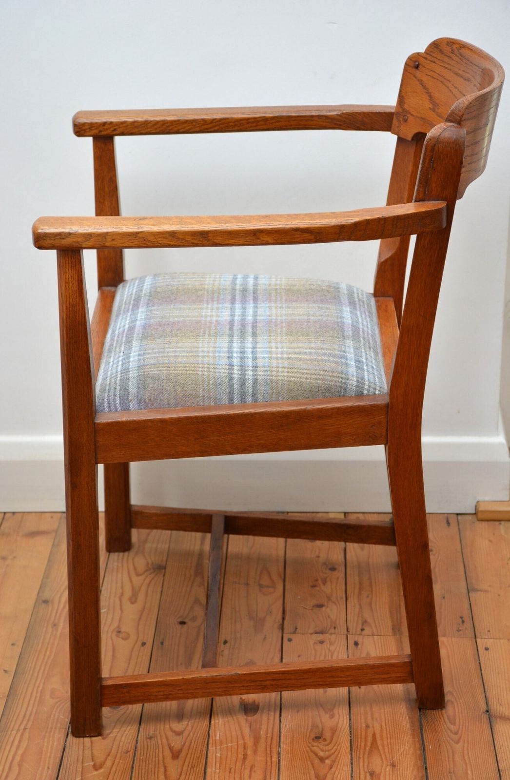 photo vinterior Arts And Crafts Desk Chair Restored Office Chair In Oak
