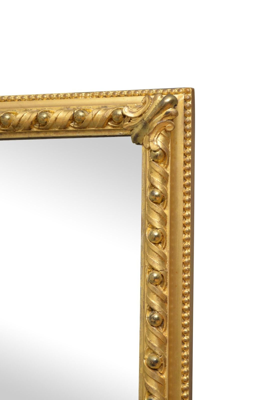 Antique Giltwood Overmantel Mirror With Original Gilt And Glass H83cm photo furniture