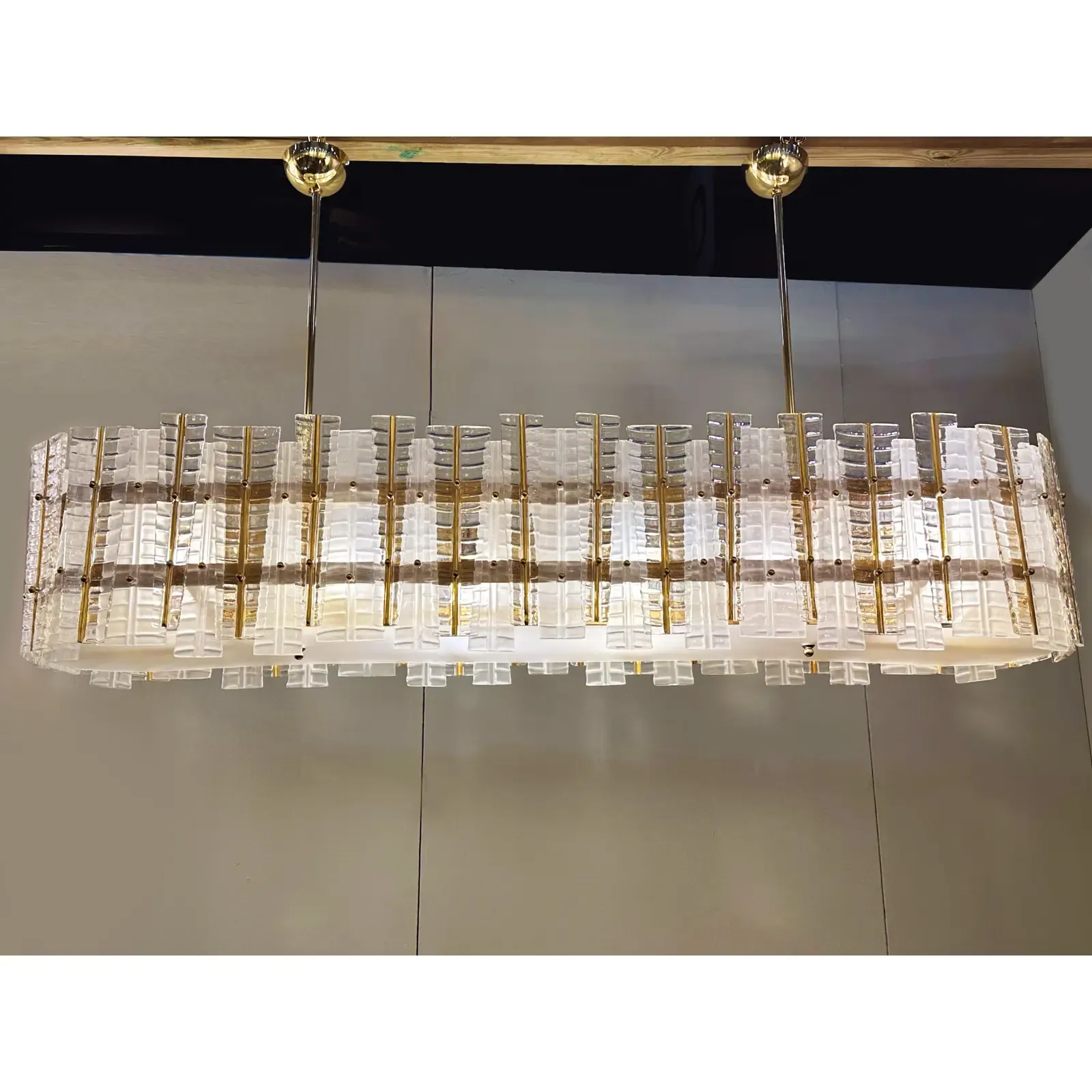 Luxury Modern Italian Tropical Gold Murano Glass Chandelier By Simoeng photo for sale