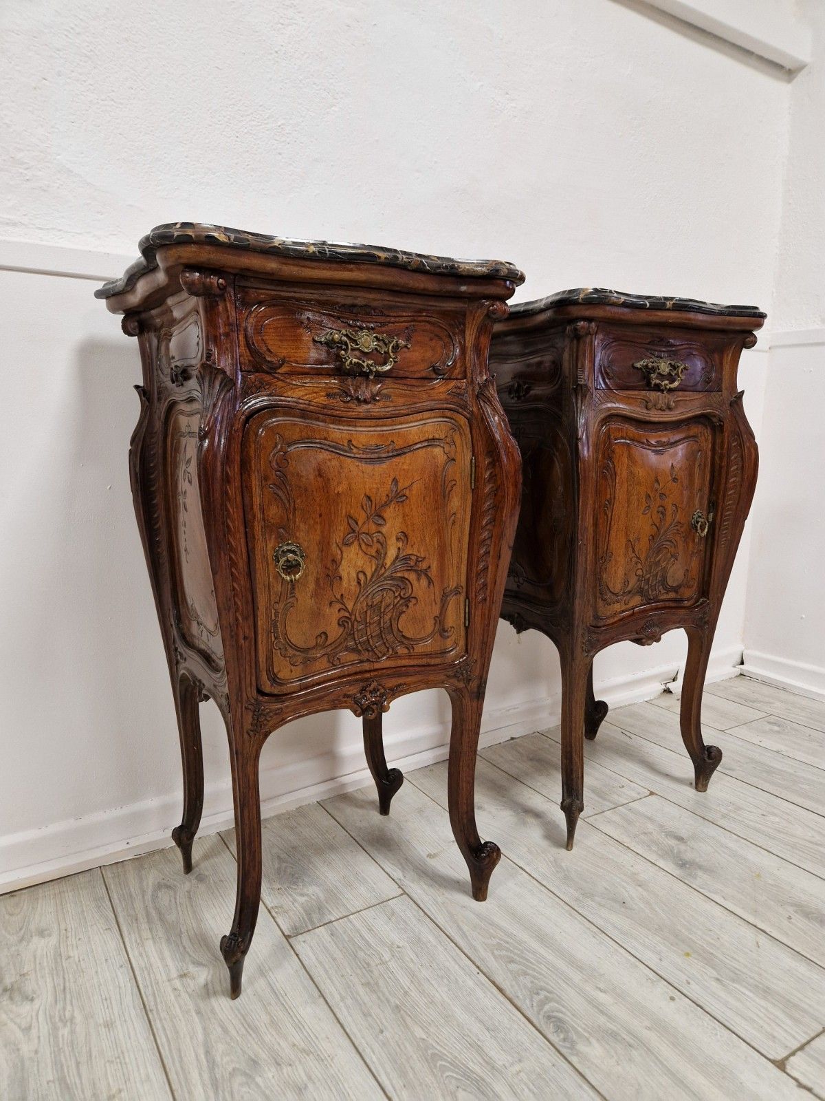 photo for sale Antique Art Nouveau Italian Bedroom Set Chateau Statement Furniture