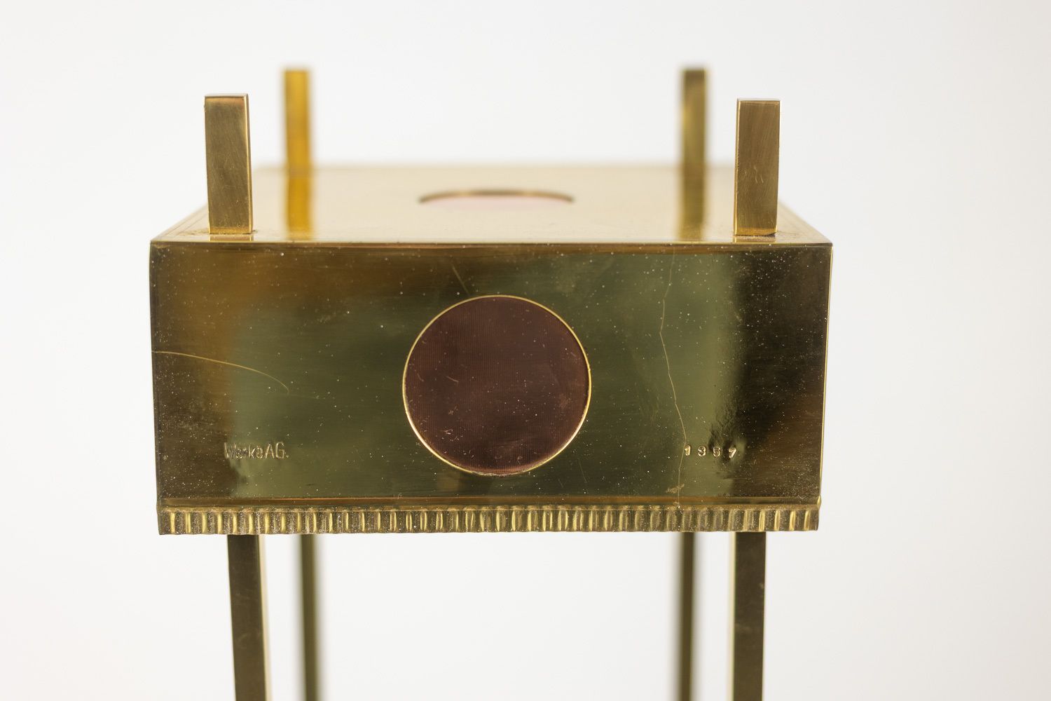 Lamp In Gilt Brass And Copper, Olympic Games Of 1936 photo Lighting