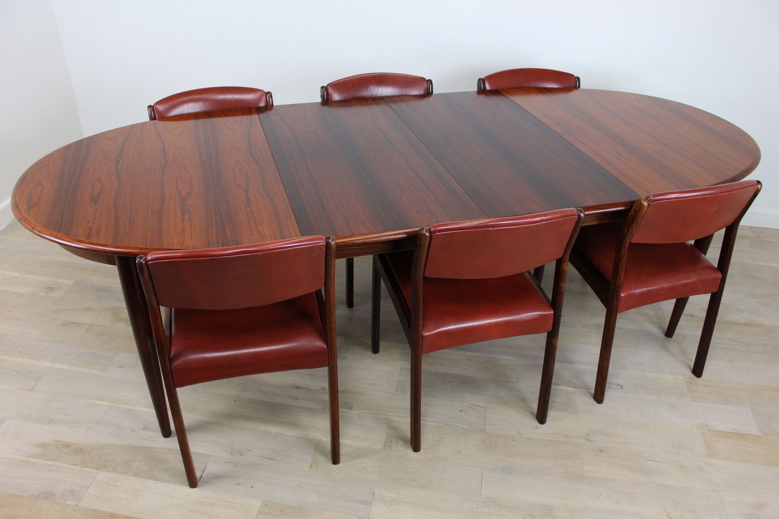 1960's Danish Dining Table By Gudme And 6 Chairs