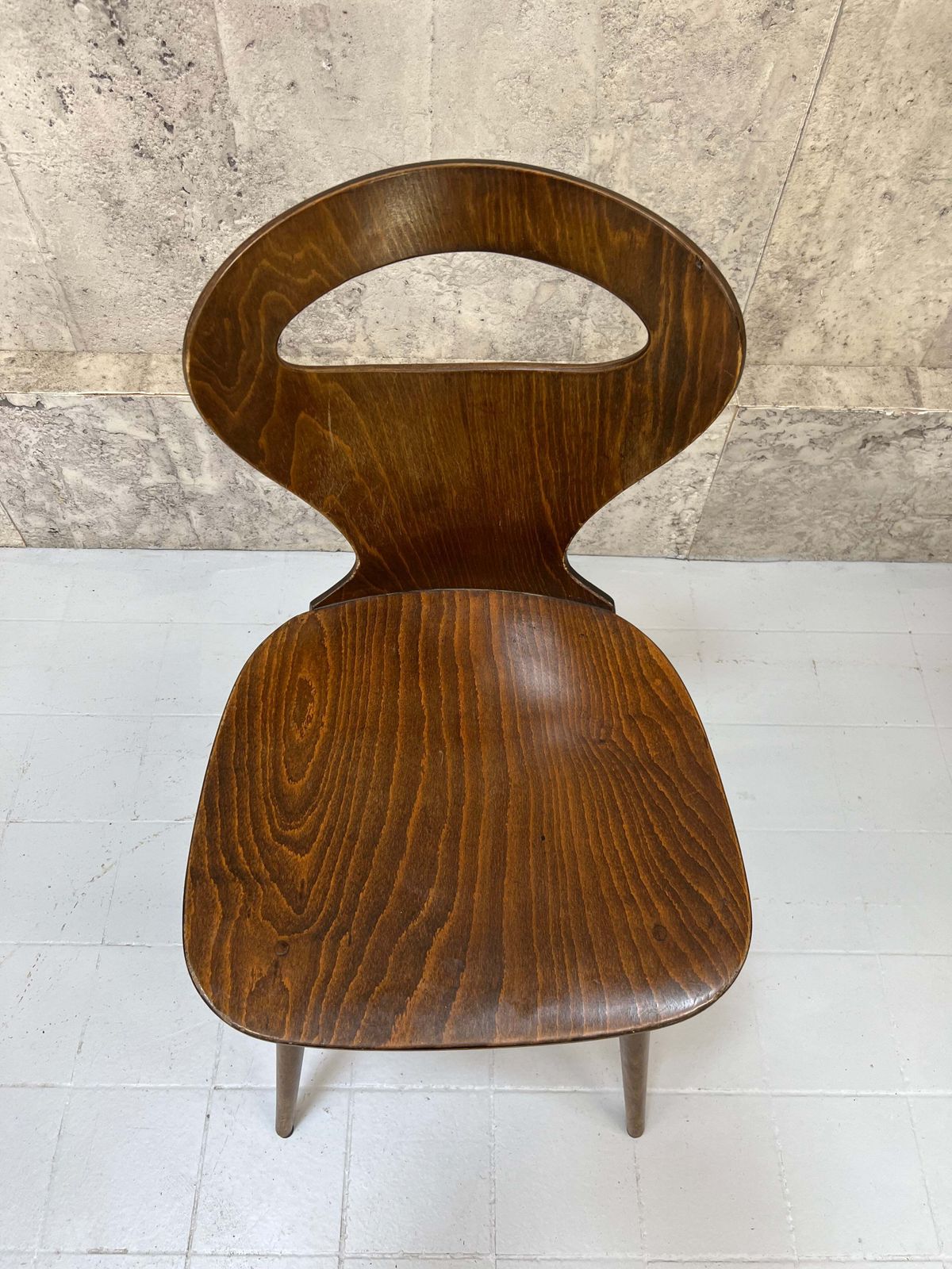 Set Of 31 1950's Baumann Fourmi Bistro Chairs photo Furniture