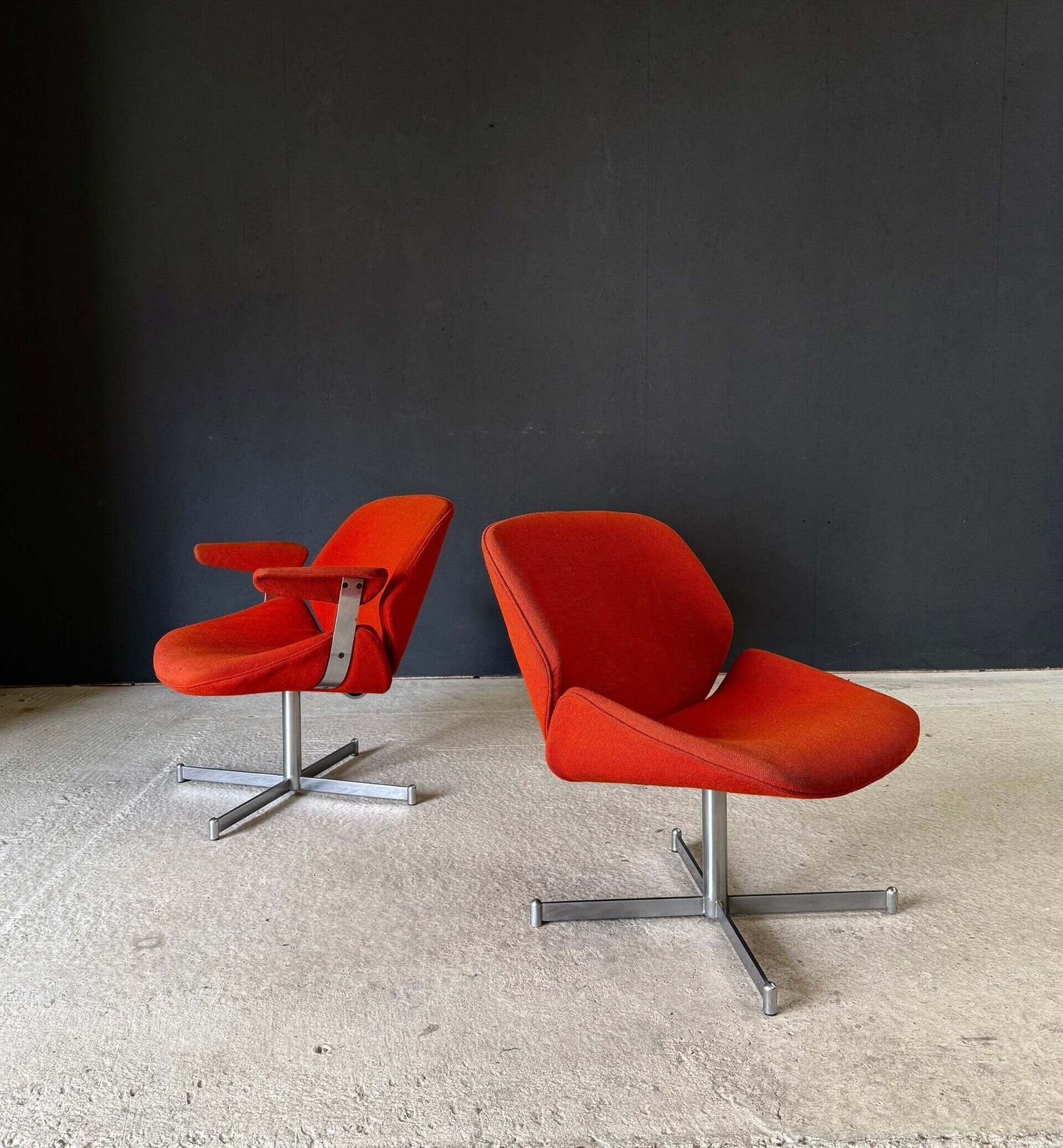 Mcm Design "Exquis" Lounge Chair Set By Geoffrey Harcourt For Artifort, Netherlands 1960's photo Furniture