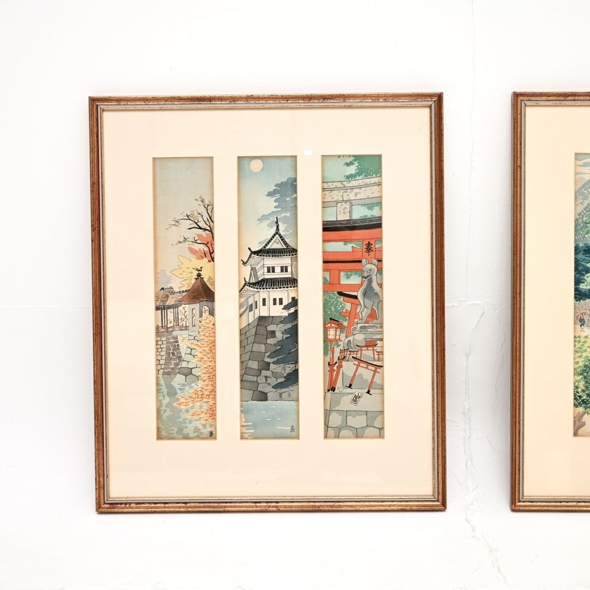 Vintage Japanese Woodblock Prints By Tokuriki Tomichiro photo furniture