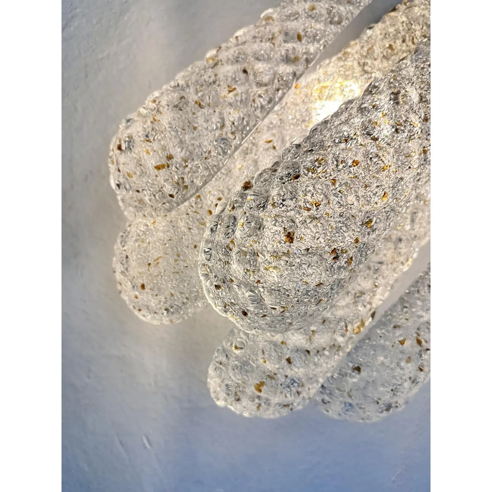 photo furniture Contemporary Gold Murano Glass “Conchiglie” Wall Sconce Lot Of 4