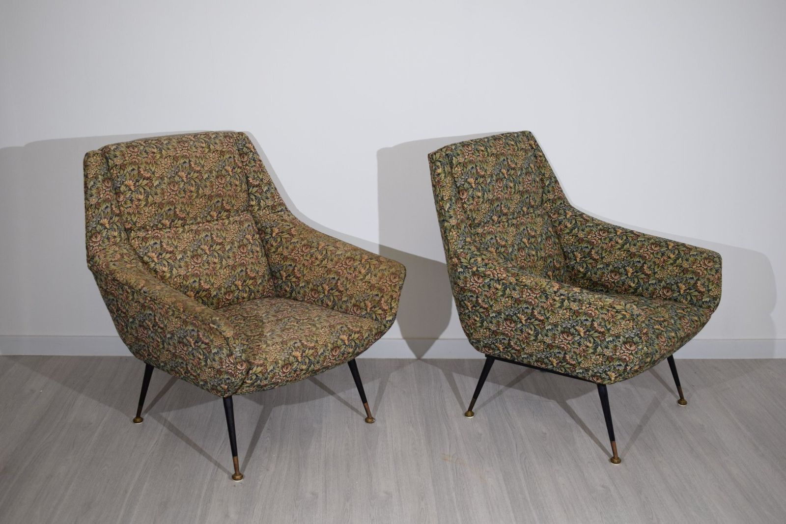 Armchairs By Gigi Radice For Minotti, Italy, 1960s, Set Of 2 photo vintage