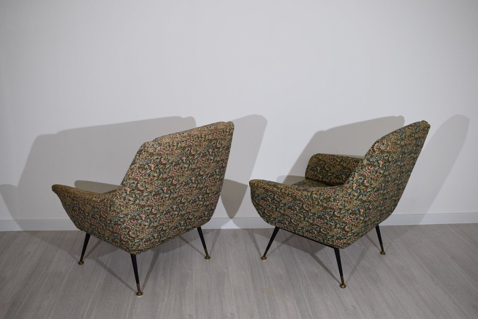 photo vinterior Armchairs By Gigi Radice For Minotti, Italy, 1960s, Set Of 2