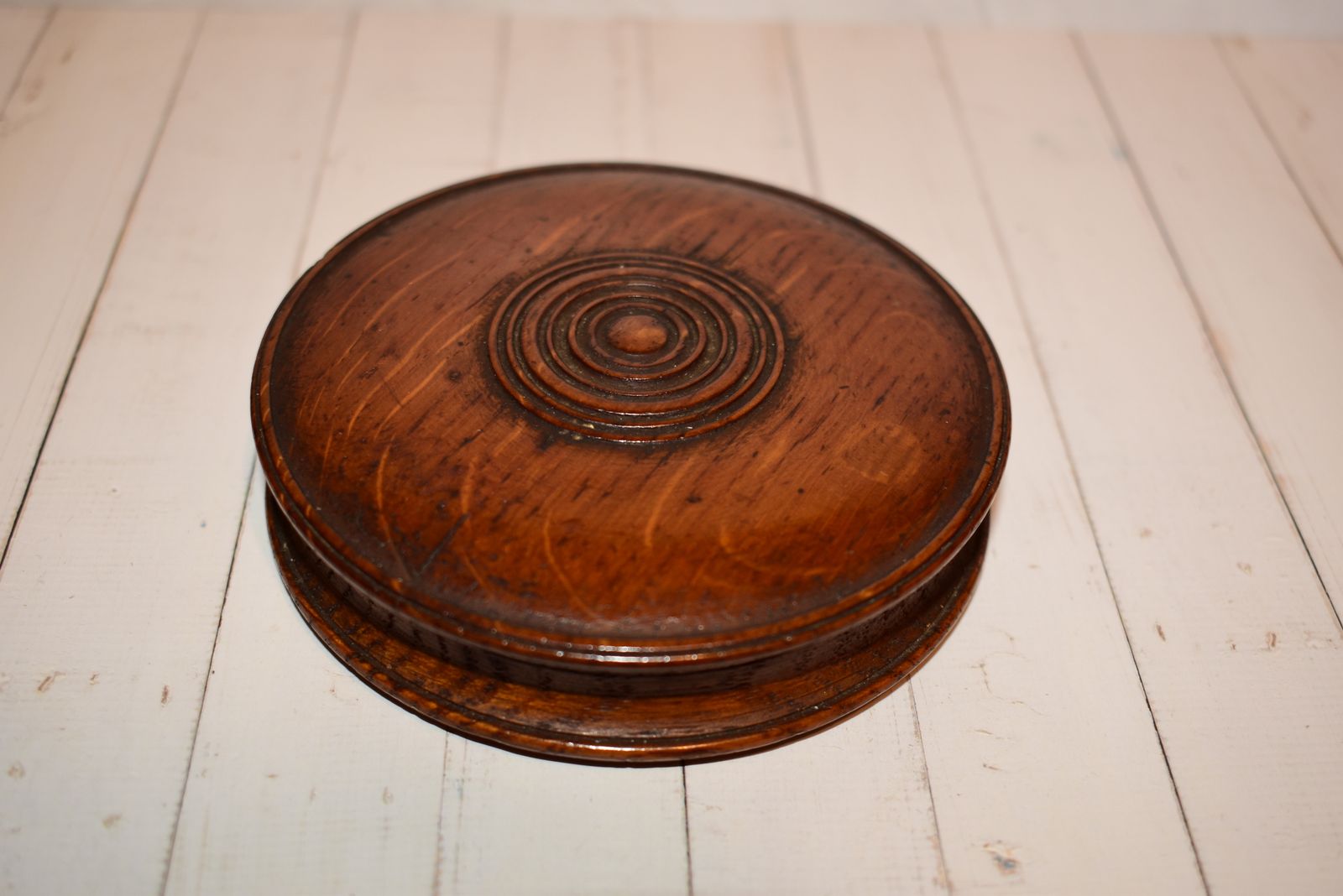 Museum Grade 1841 Tower Of London Fire Relic Oak Treen Box With Unique Provenance photo for sale