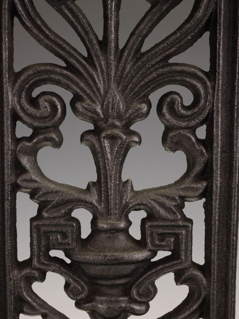 Superb Victorian Cast Iron Stick Stand/Umbrella Stand With Neo Classical Detail photo for sale