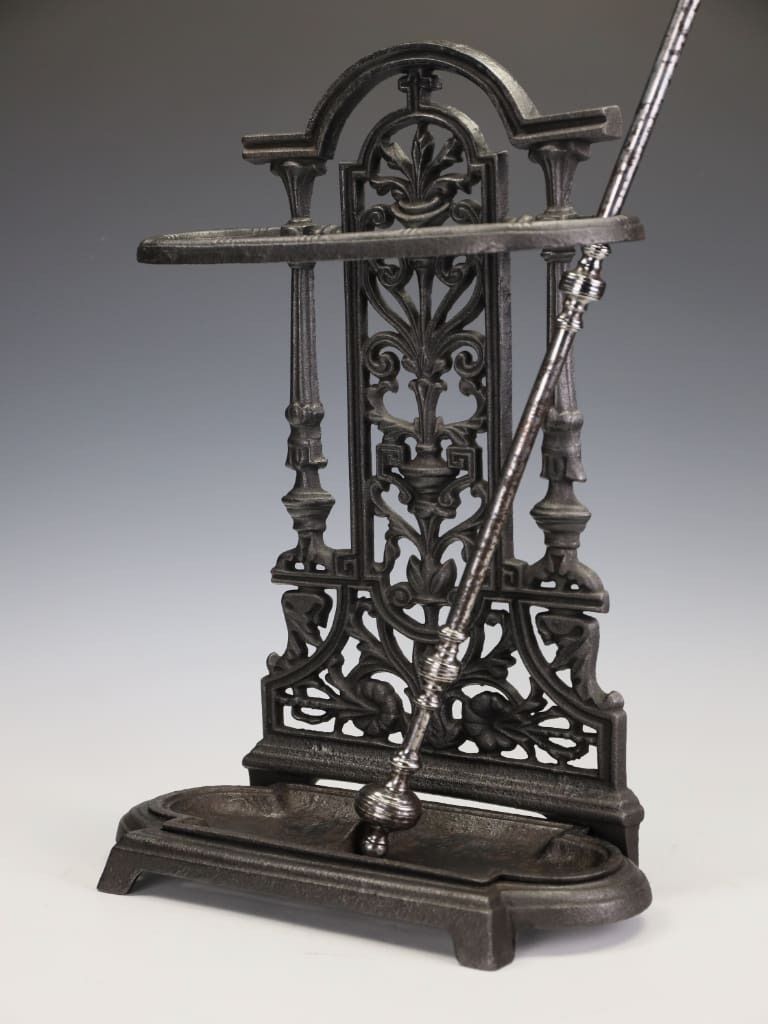Superb Victorian Cast Iron Stick Stand/Umbrella Stand With Neo Classical Detail photo buy