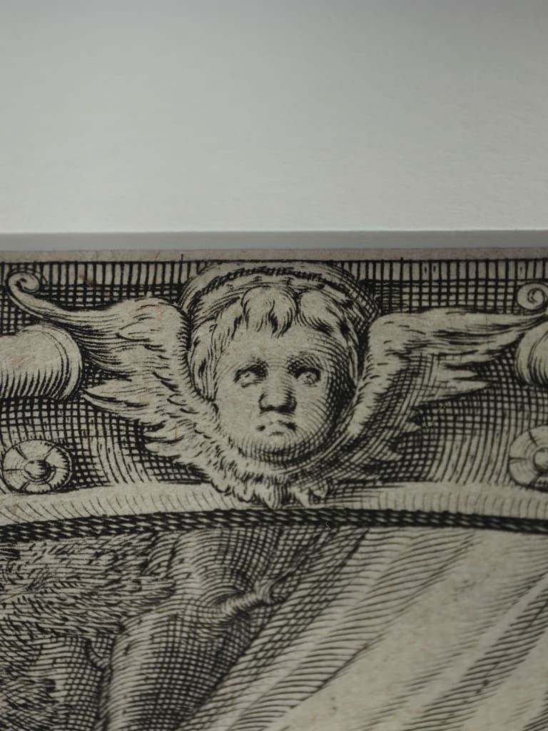 photo for sale 17th Century Mannerist Engraving: Venus & Cupid By Jan Saenredam (After Goltzius)