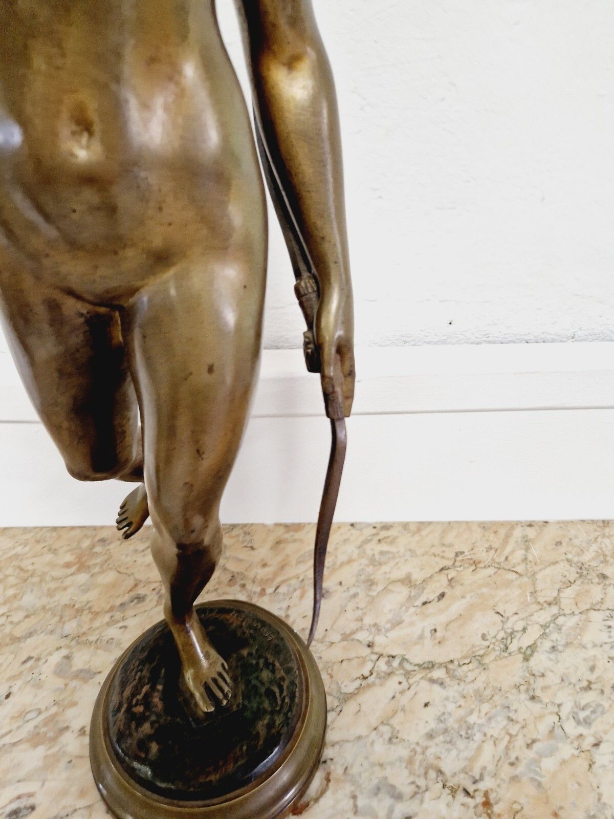 photo buy Antique French Bronze Sculpture Of Diane The Huntress 19th Century 60cm