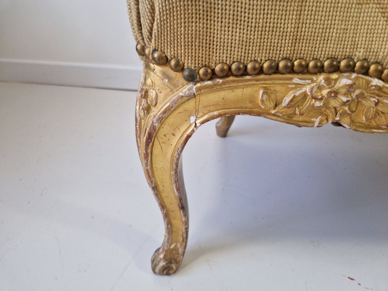 Antique French Sofa Louis XV Style With Tapestry Chateau Furniture photo buy