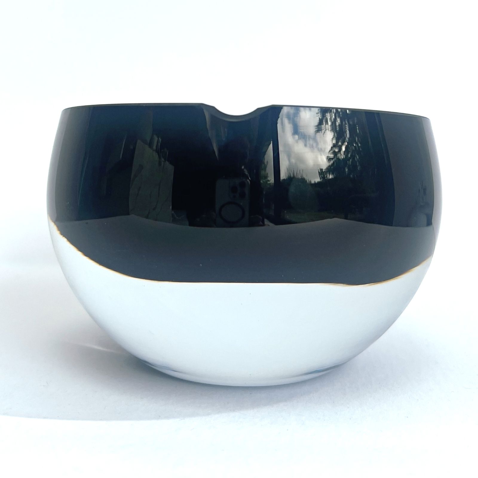 Mid Century Modern Antonio Da Ros Glass Glass Ashtray Murano Sommerso photo for sale