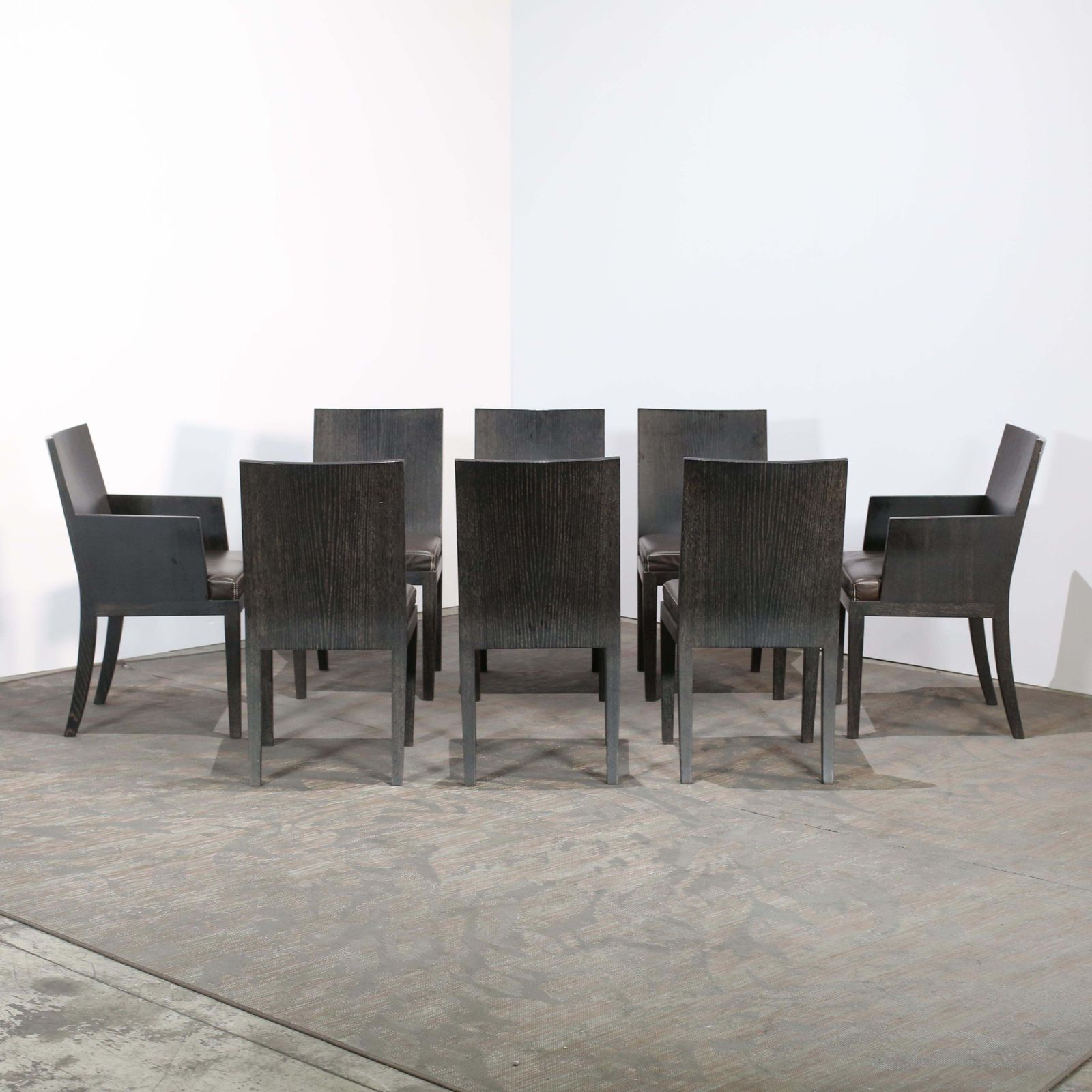 Hermès Reeditions Dining Chairs By Jean Michel Frank, Set Of Eight photo furniture