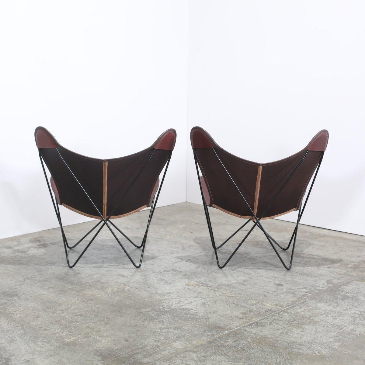 Bkf Butterfly Chairs By Jorge Ferrari Hardoy, Set Of Two photo for sale