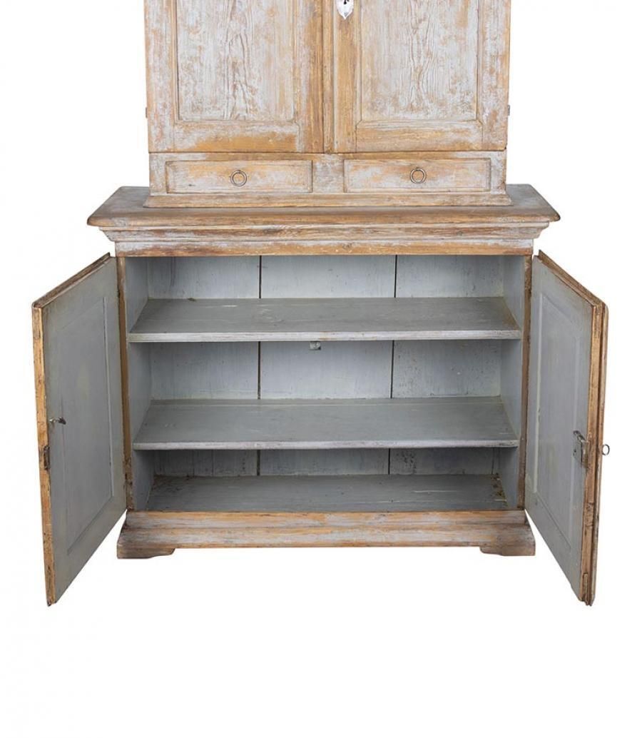 19th Century Provincial Rococo Cabinet From Narke, Sweden photo for sale