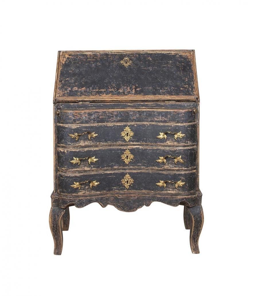 Late 18th Century Swedish Period Rococo Secretaire