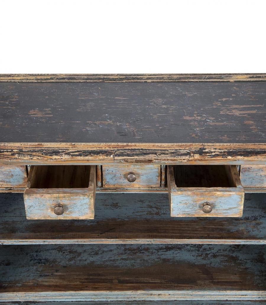 Late 18th Century Swedish Period Rococo Secretaire photo vintage
