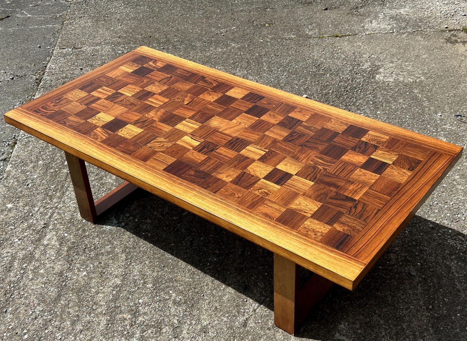 Fab Mid Century Danish Xl Rosewood Coffee Table Poul Cadovius France & Sons 60's photo furniture