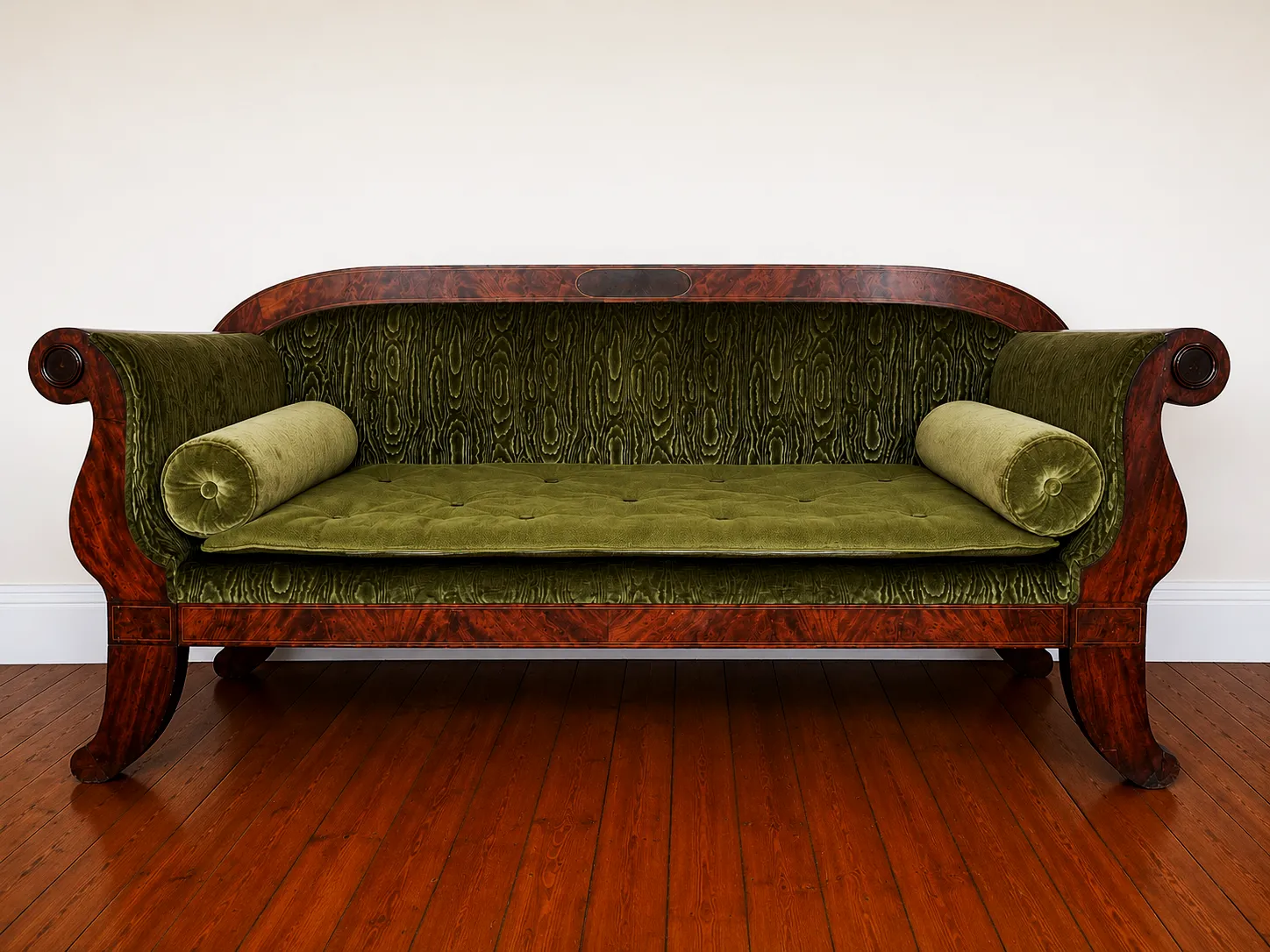 A Wonderful French Empire Period Mahogany Sofa