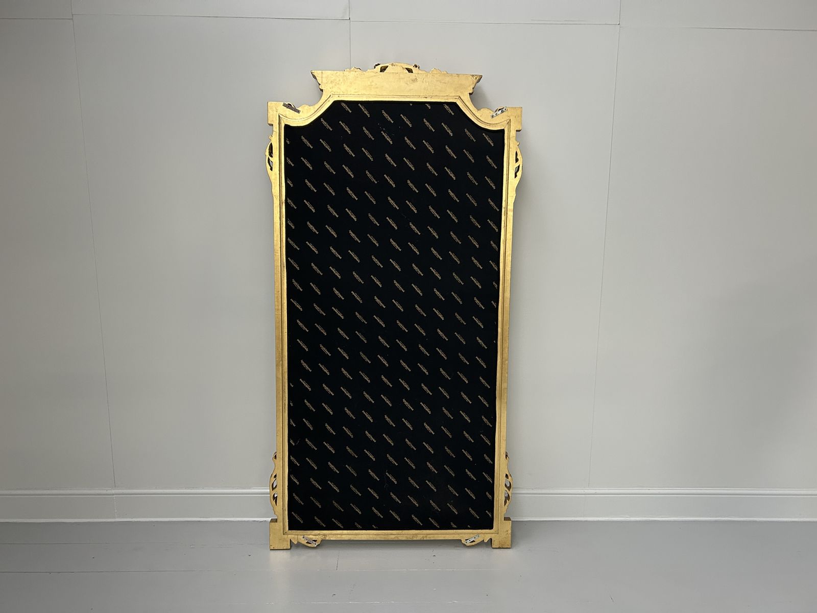 Asnaghi Carved Wood Tall Full Length Gilt Wall Mirror photo vinterior