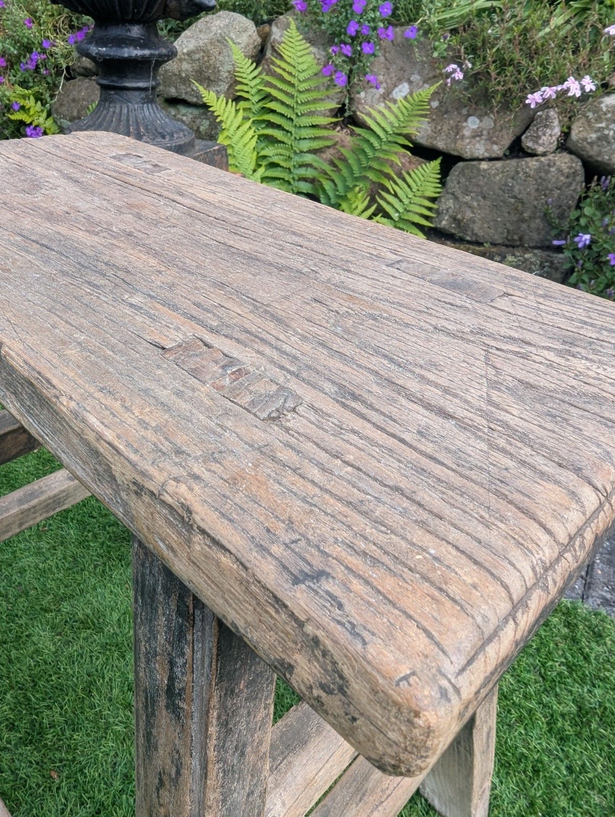 Rustic Reclaimed Vintage Elm Stool/Table Mark Ronson  Delivery Available 0310 photo furniture