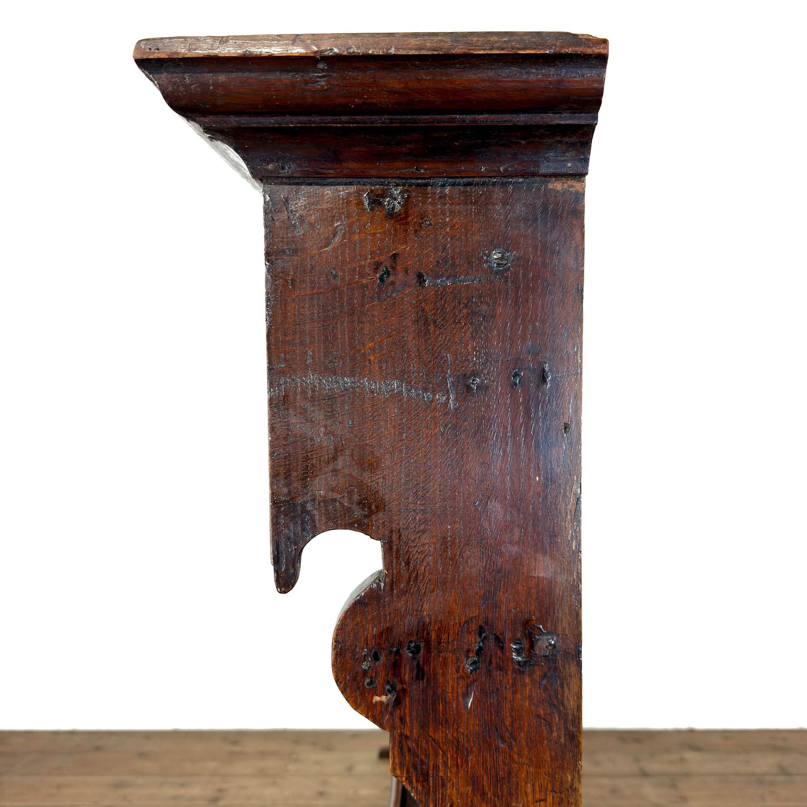 Antique Georgian Welsh Oak Dresser Rack | Antique Furniture | Antique Bookcase | Antique Storage | Open Bookcase photo 450.0