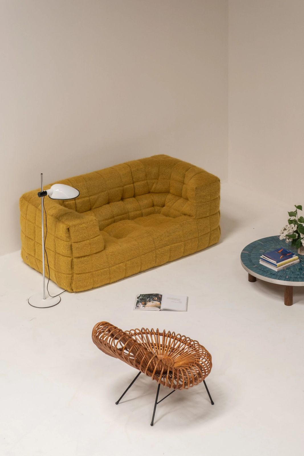 Furniture Michel Ducaroy ‘Kashima’ 2 Seater Sofa For Ligne Roset, France 1970s photo