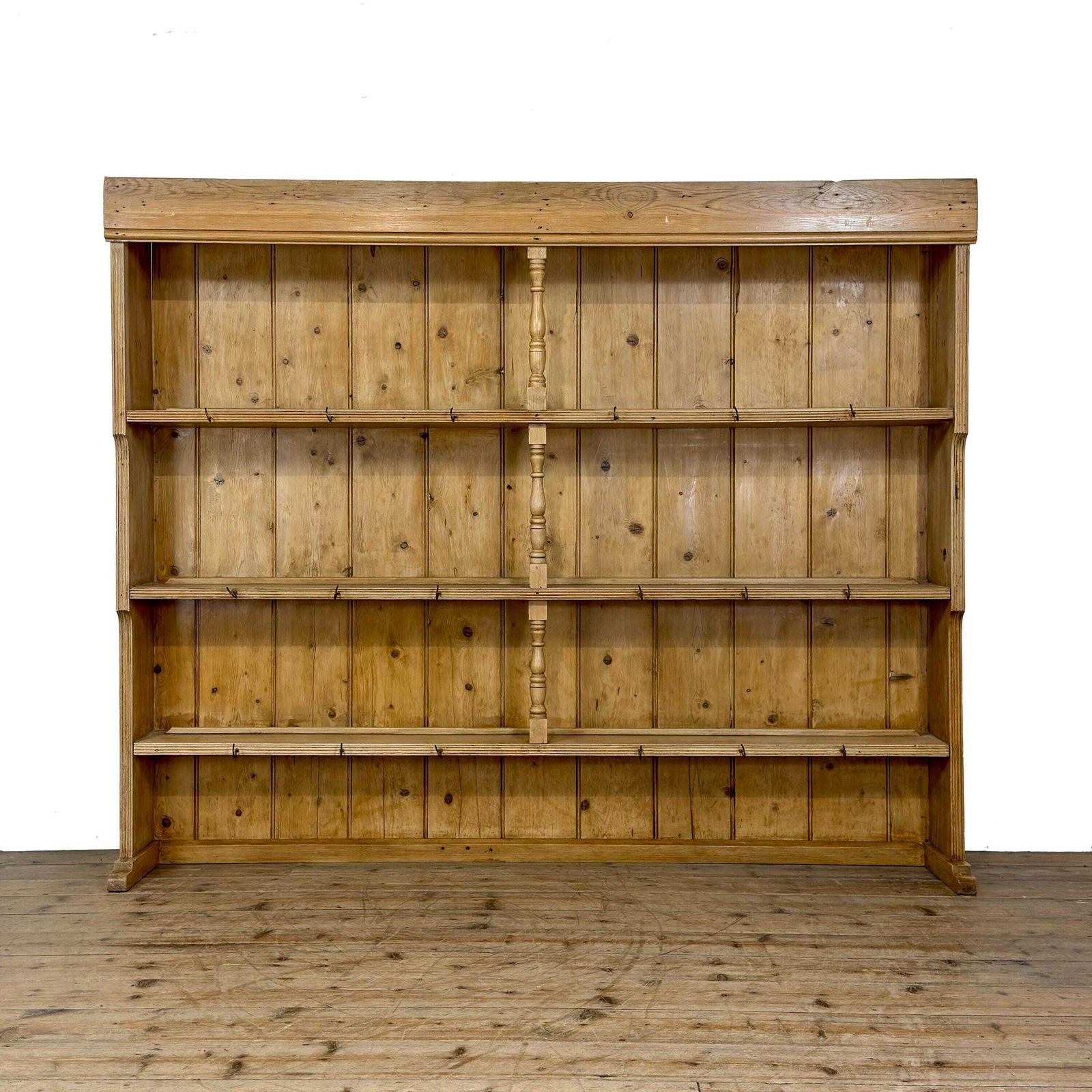 Antique Large Victorian Pine Dresser Top Bookcase | Antique Furniture | Antique Bookcase | Antique Storage | Open Bookcase