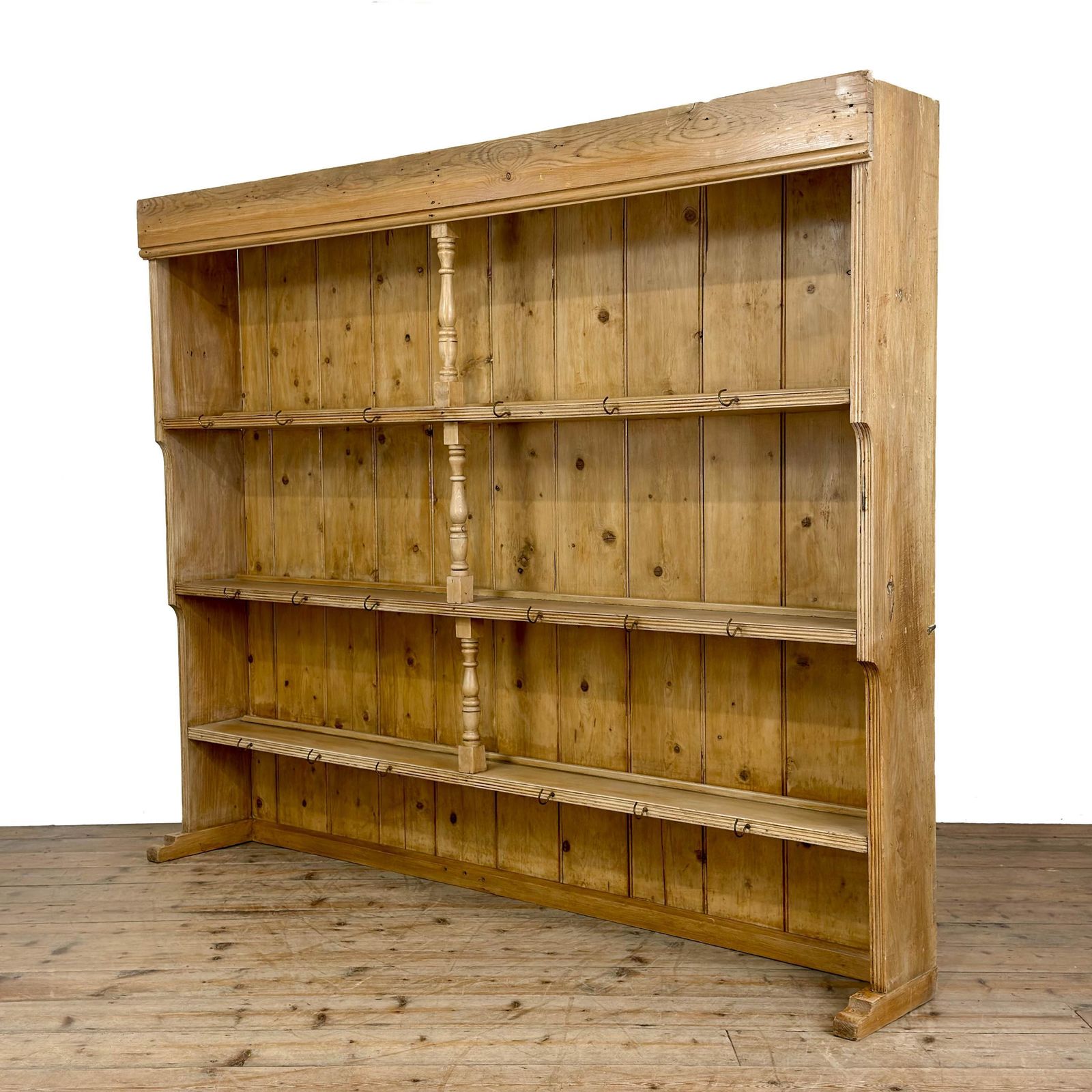 Antique Large Victorian Pine Dresser Top Bookcase | Antique Furniture | Antique Bookcase | Antique Storage | Open Bookcase photo Furniture