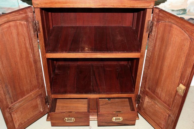 Small Colonial Furniture In Teak 19th photo 1572.81