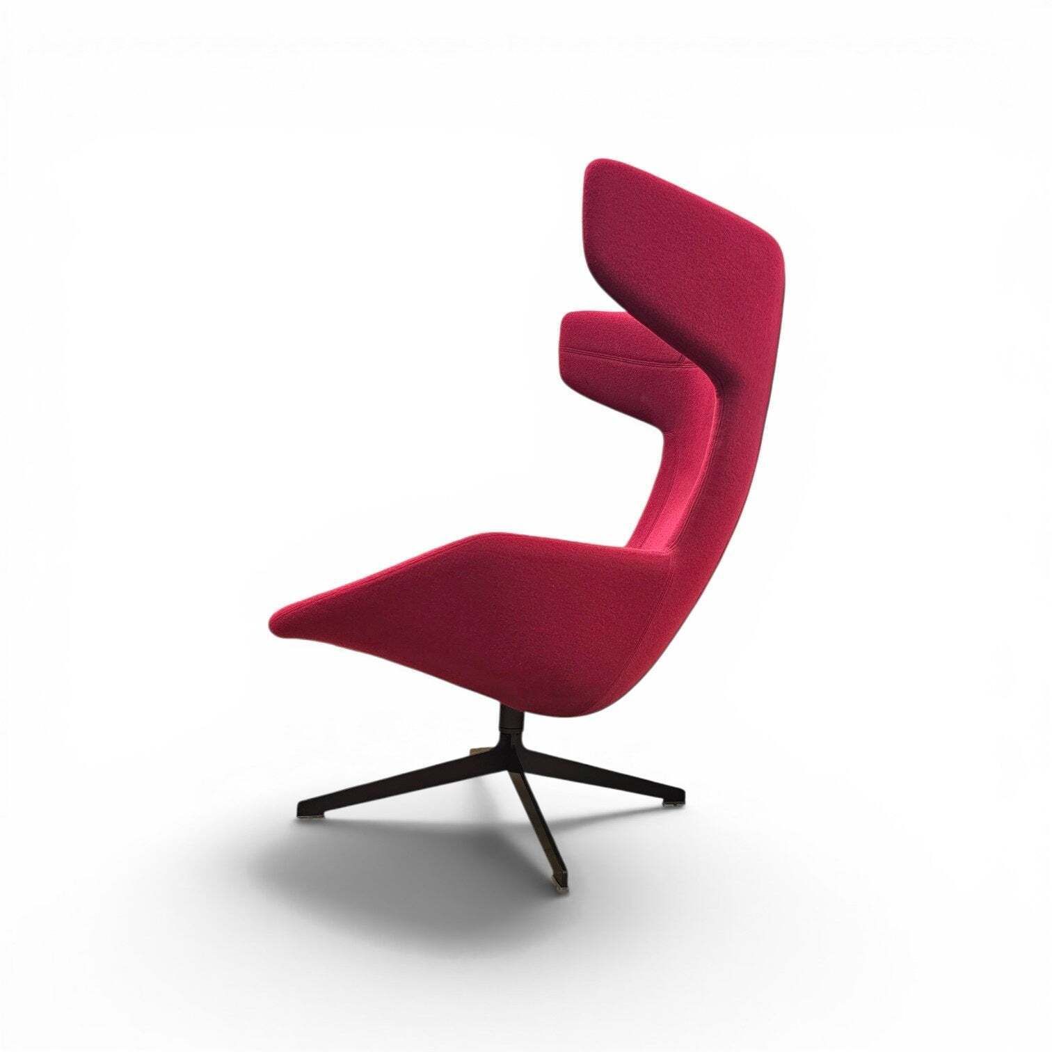 Alfredo Häberli / Armchair “Take A Line For A Walk” / Moroso / Italy / Design 2003 / Red Wool photo 1482.0