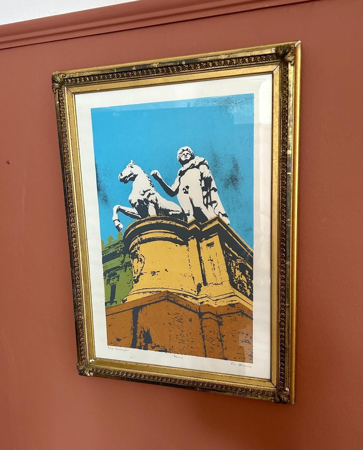 Framed Limited Edition Screenprint By Christopher Browne, Titled Pollux, 2/10 photo furniture