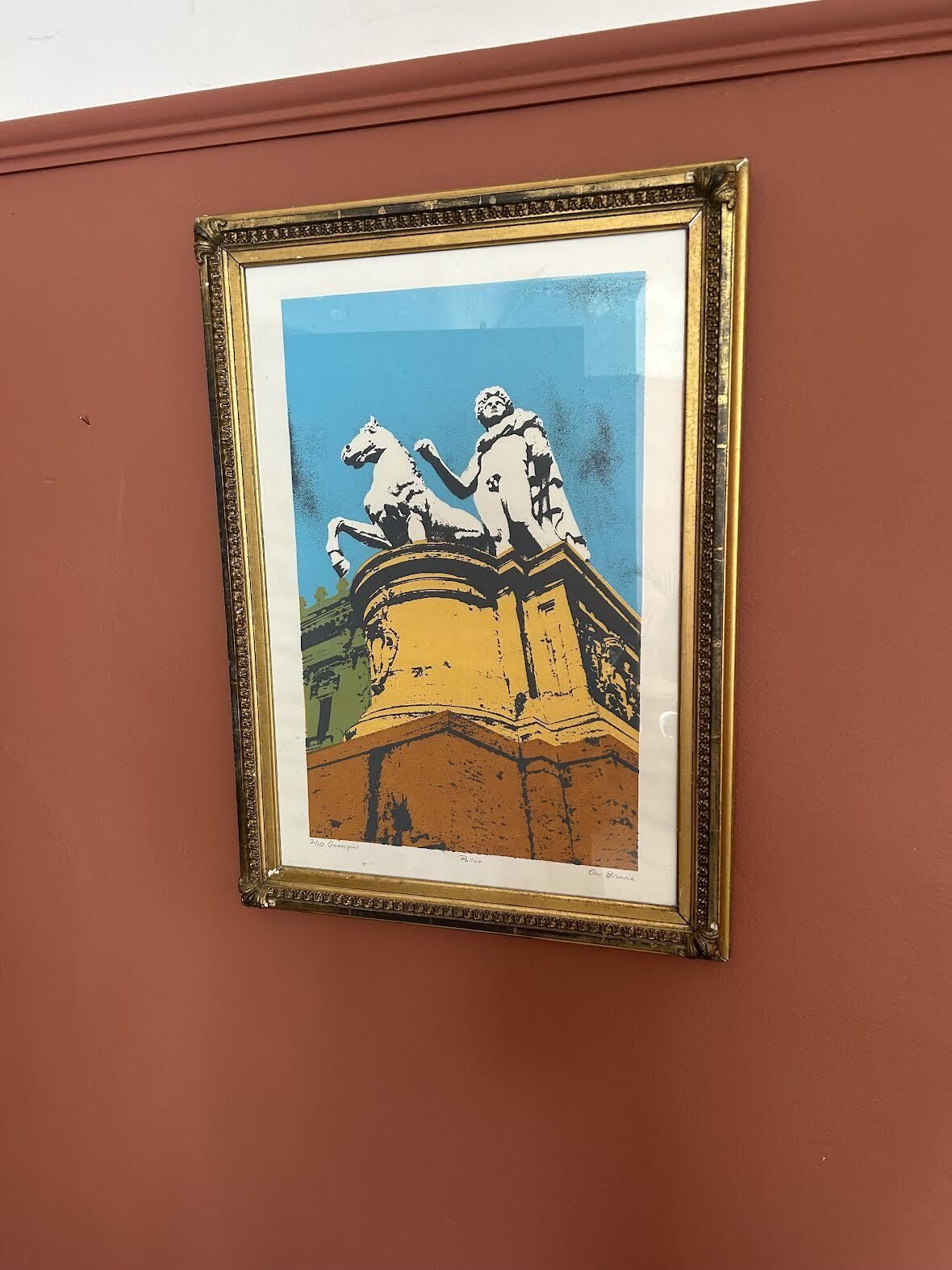 Framed Limited Edition Screenprint By Christopher Browne, Titled Pollux, 2/10 photo 200.0