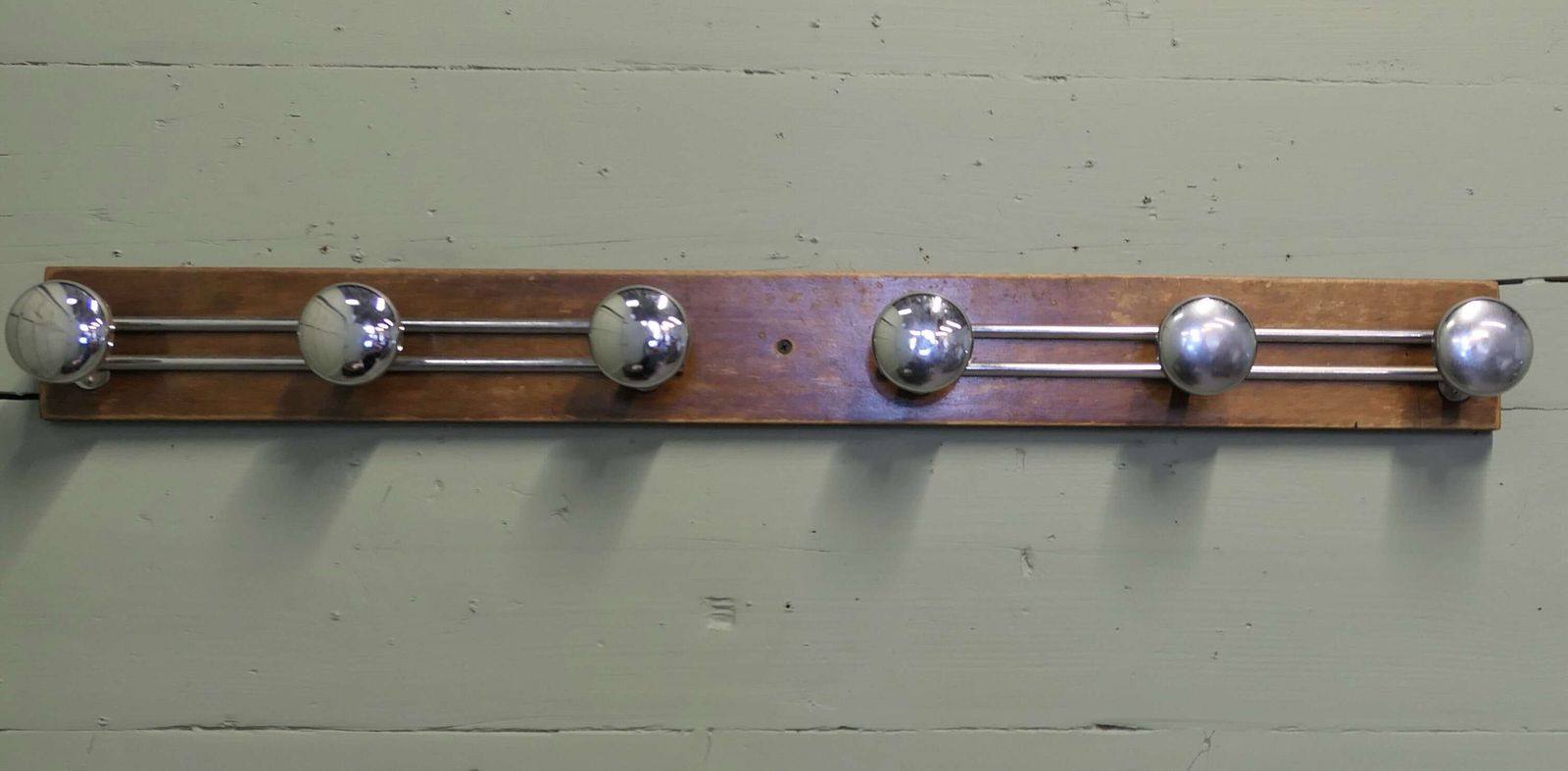 French Retro Style Coat Rack 6 Coat Hooks Very Stylish Chrome Cloakroom Hanging Bracket