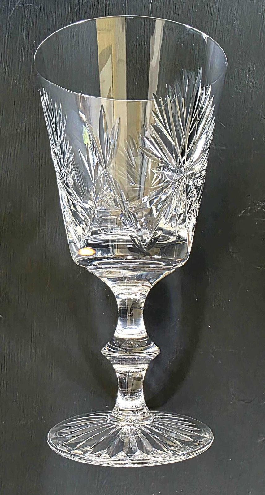 Vintage Star Of Edinburgh Crystal Wine Glasses, Set Of 6, Scottish Design photo vinterior