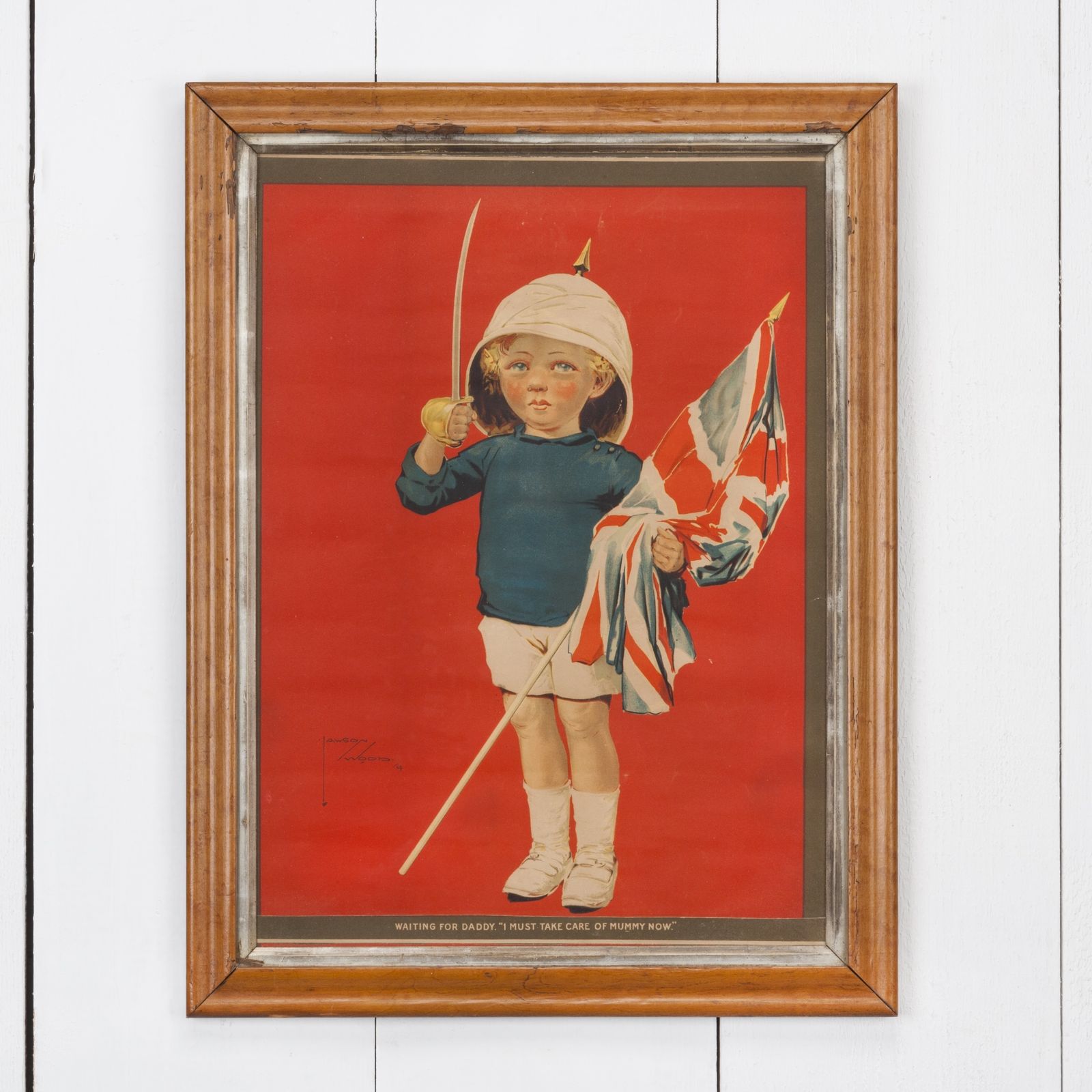 Ww1 English Propaganda Poster By Lawson Wood