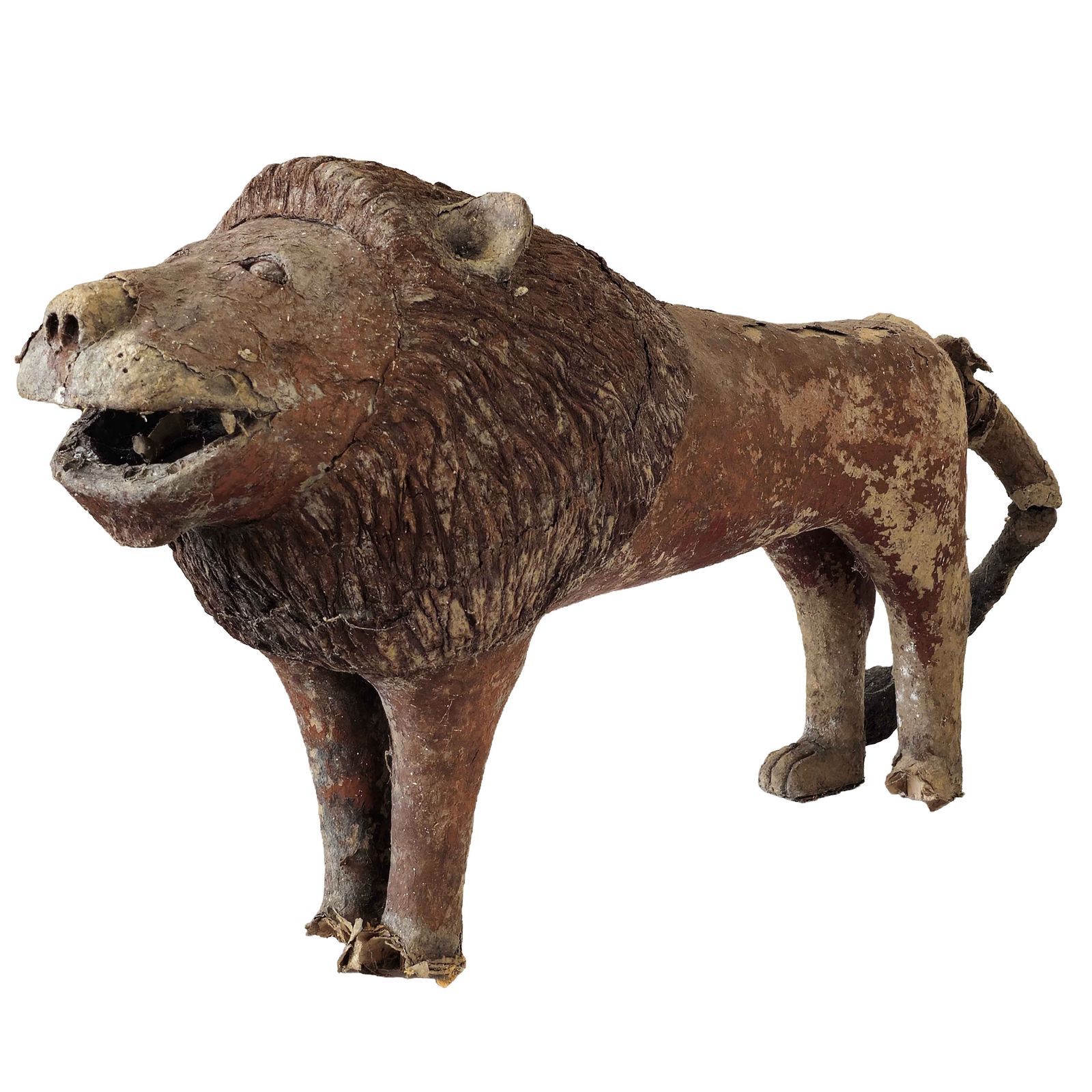 Fabulous Large Folk Art Lion Sculpture   Early 20th Century Rustic   Scratch Built photo 400.0