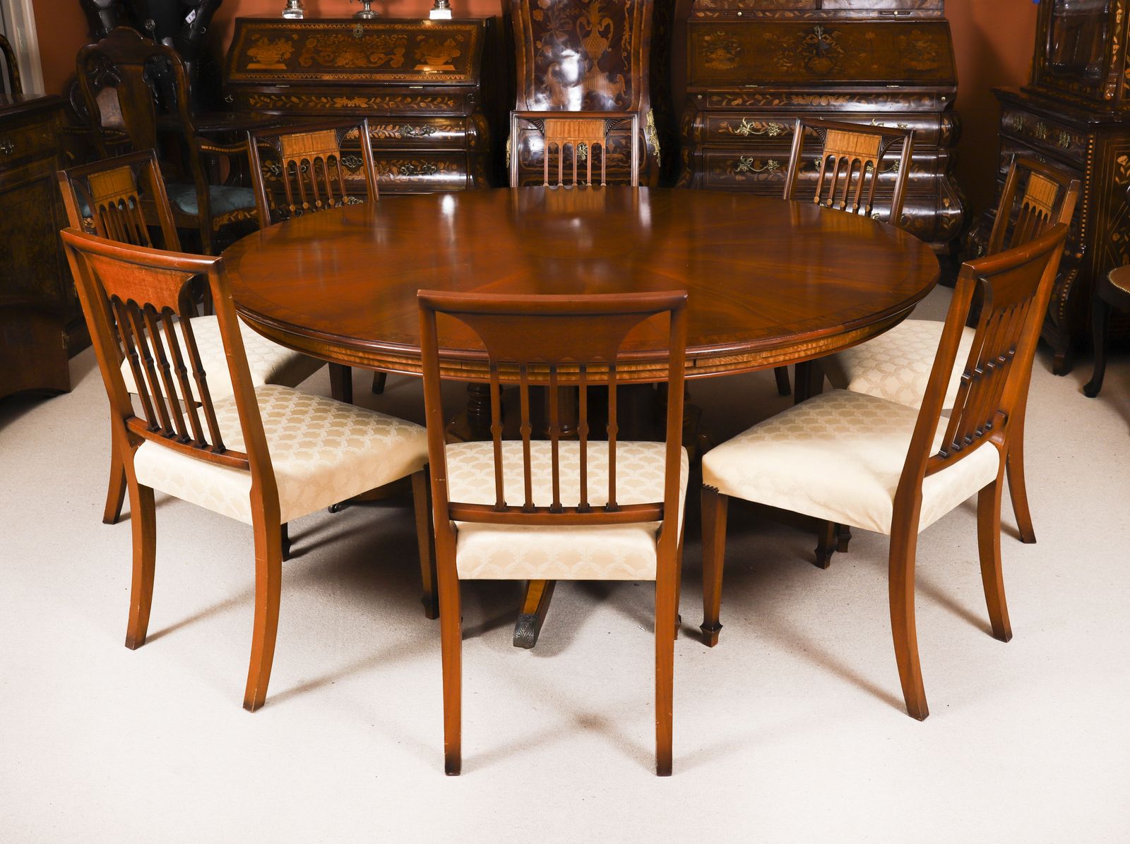 Vintage Dining Suite Jupe Harrods 20thc photo 17000.0