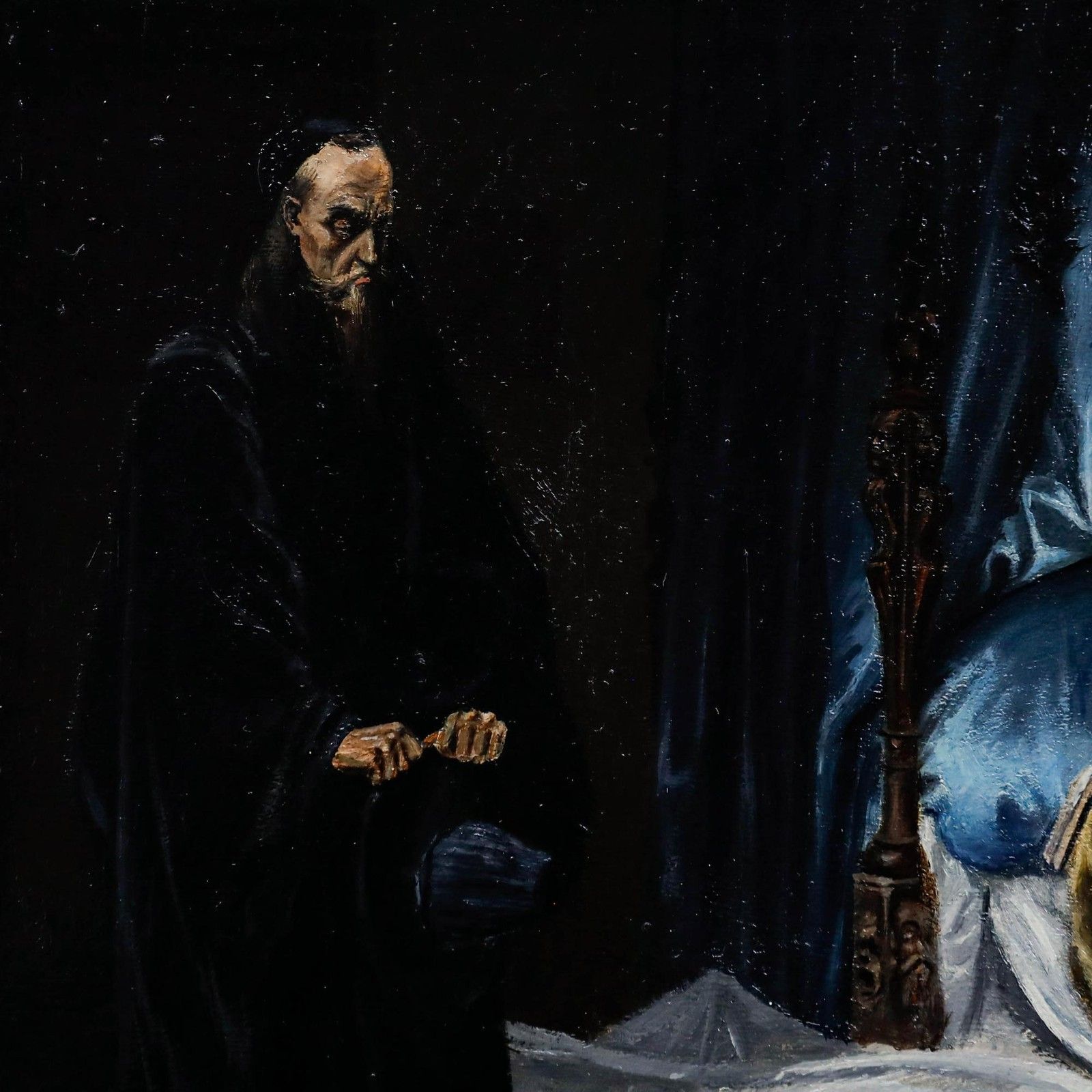 After Carl Theodor Von Piloty Oil, Seni Before The Corpse Of Wallenstein photo vinterior
