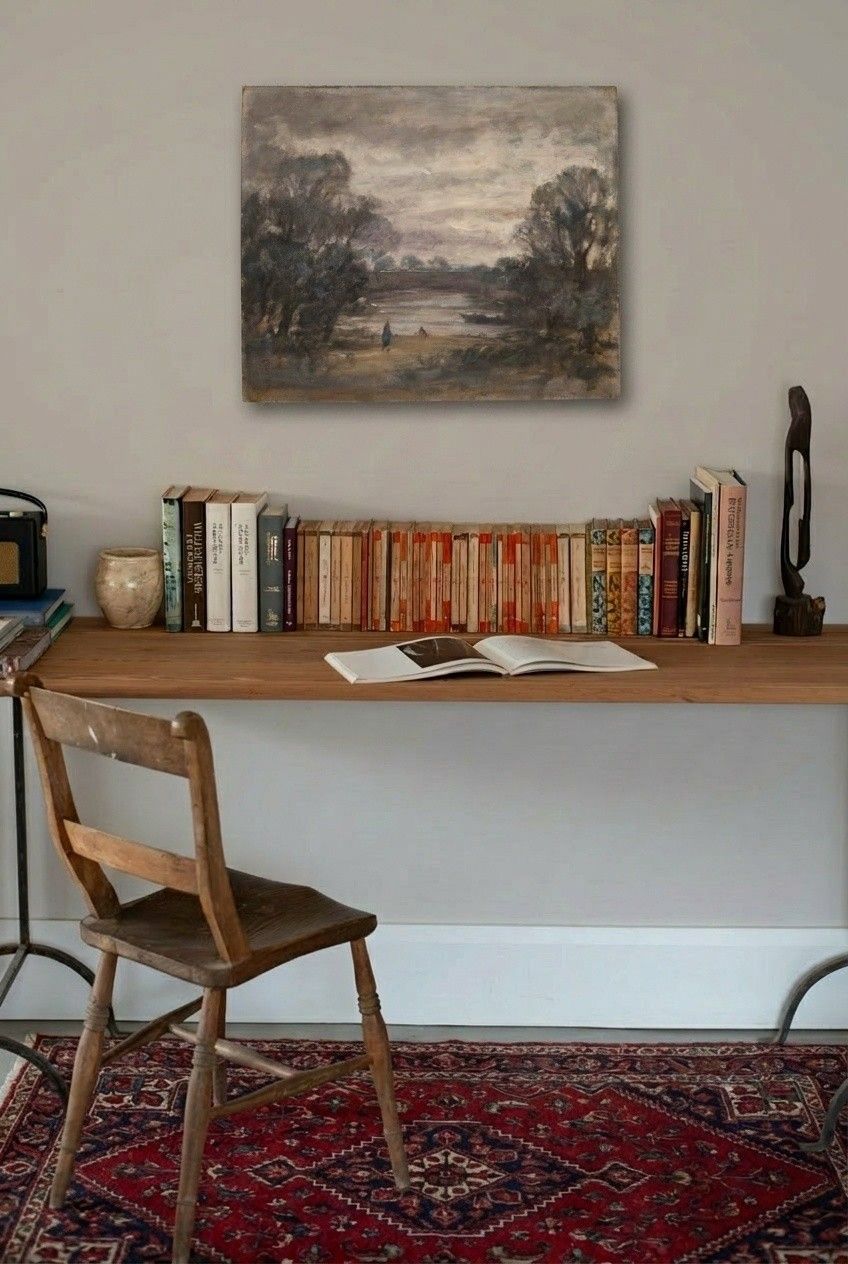 George Weissbort (1928 2013) 20th Century Oil, A Trip To The Lake photo for sale