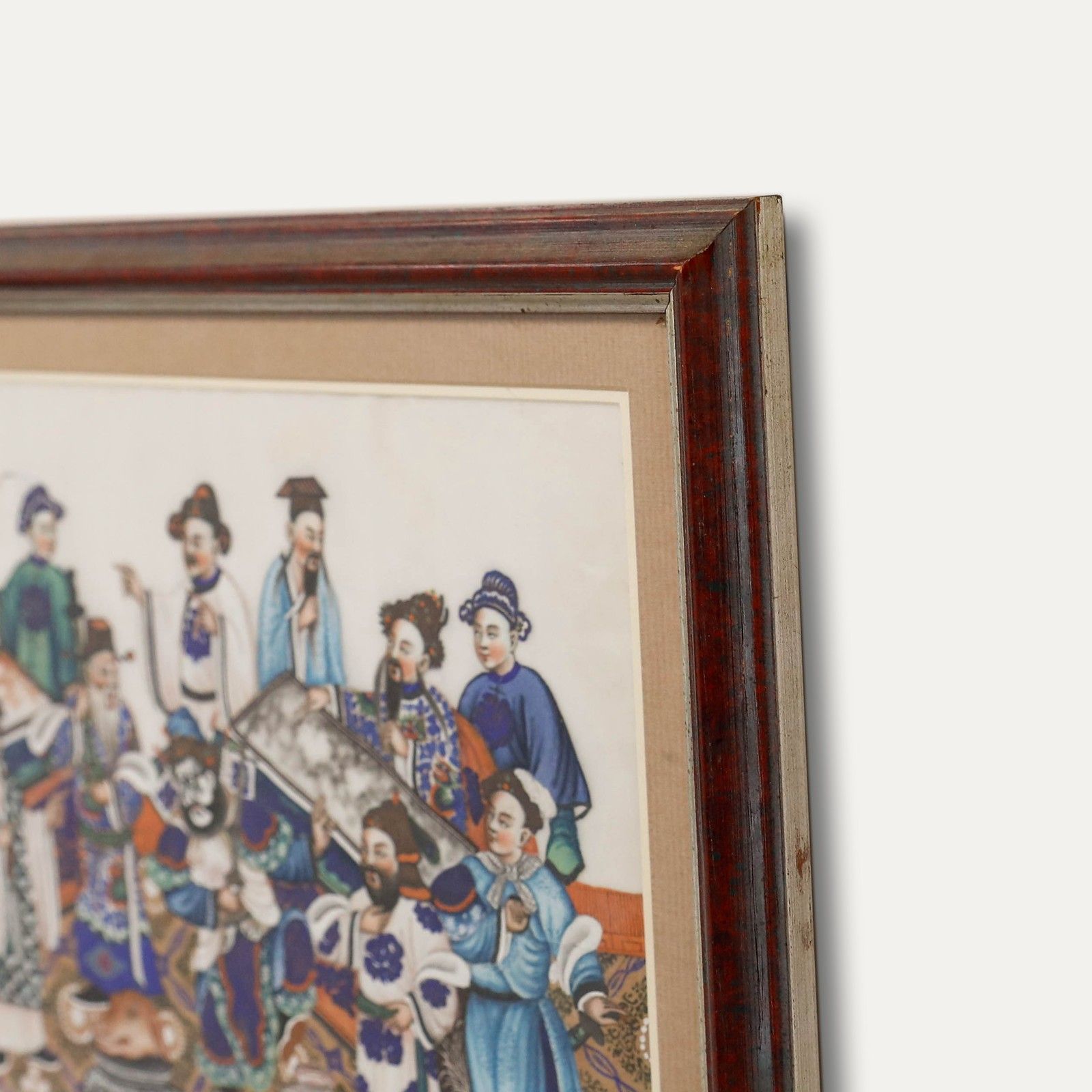 Chinese School 19th Century Watercolour Outlaws Of The Marsh photo vinterior