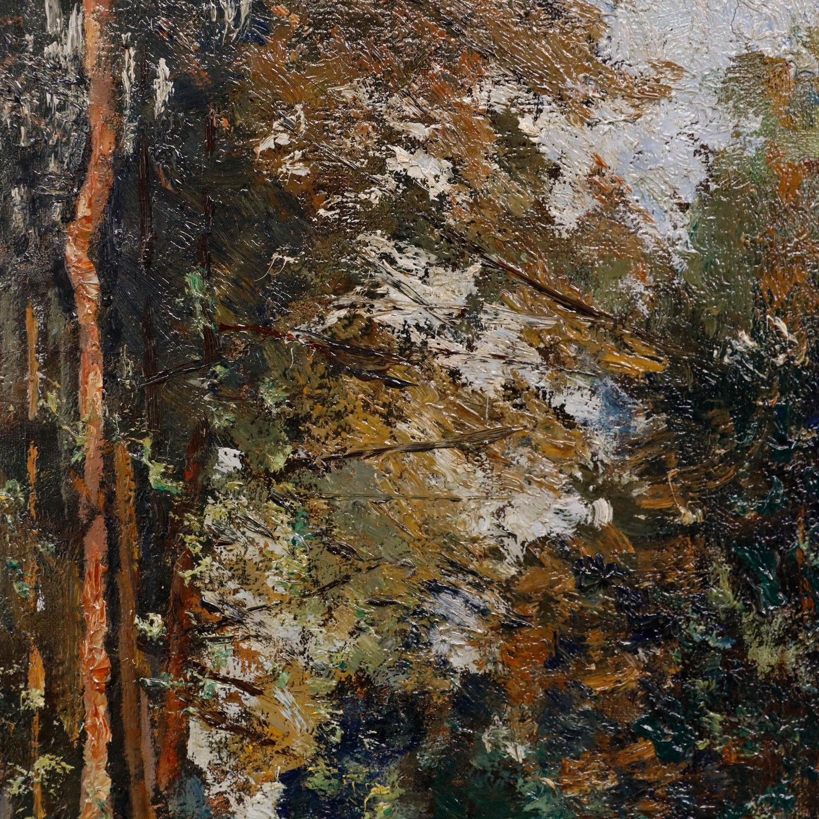Adriaan Keus (1875 1955) 1937 Oil, Forest View photo 325.0