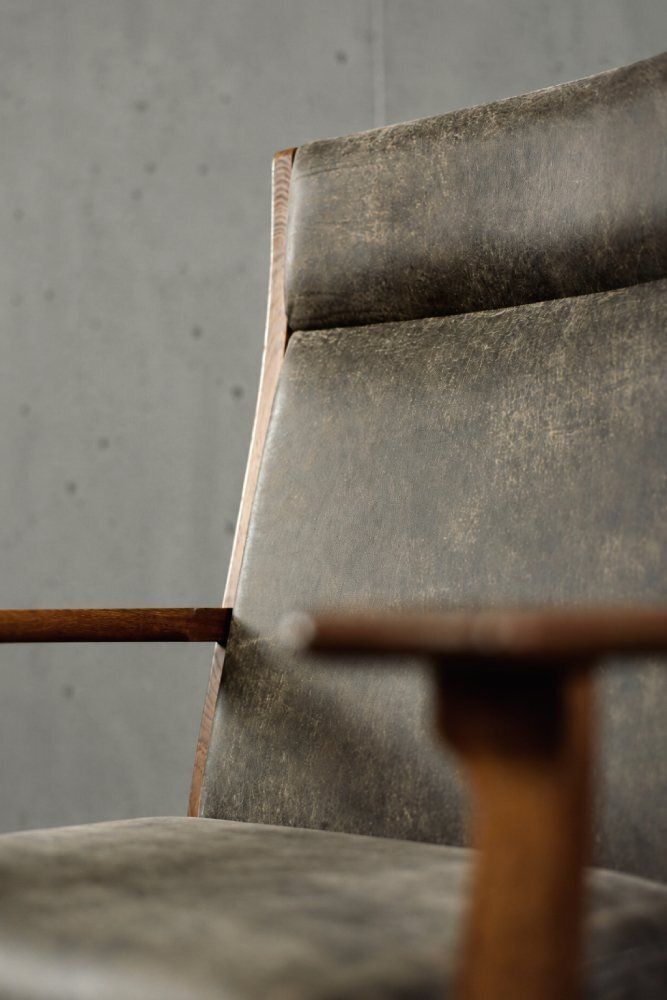 Mid-Century Modern Deens model GE 181 A fauteuil van Hans J. Wegner voor Getama, ca. jaren 1950 photo furniture
