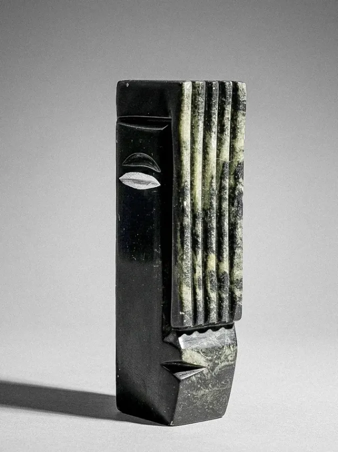 African Shona Sculpture. Signed By Artist. photo furniture