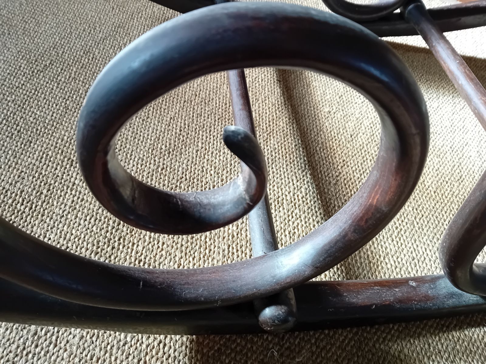 Antique Mundus   J & J Kohn Bentwood Rocking Chair Secessionist Thonet Style Restoration Project Investment Piece photo vinterior